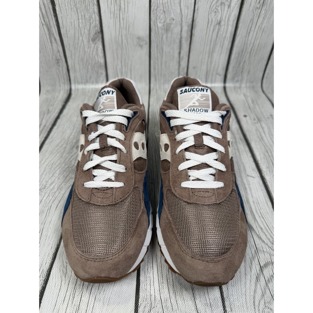 Saucony Shadow 6000 Sand Grey Navy Blue Men's Size 9.5 Sneakers S70441-38